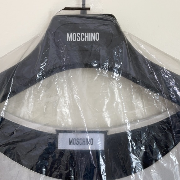 Moschino Vintage White Collar buttoned Waste Black Top - Picture 3 of 9